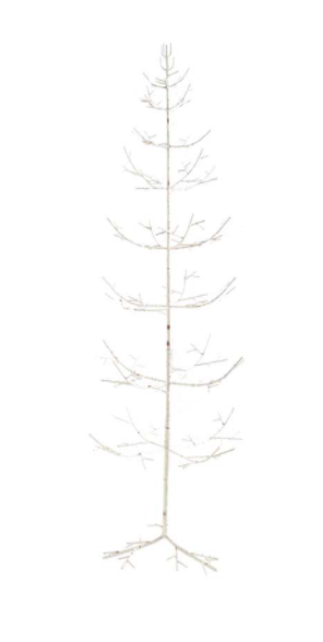 60 Inch White Wire Christmas Tree