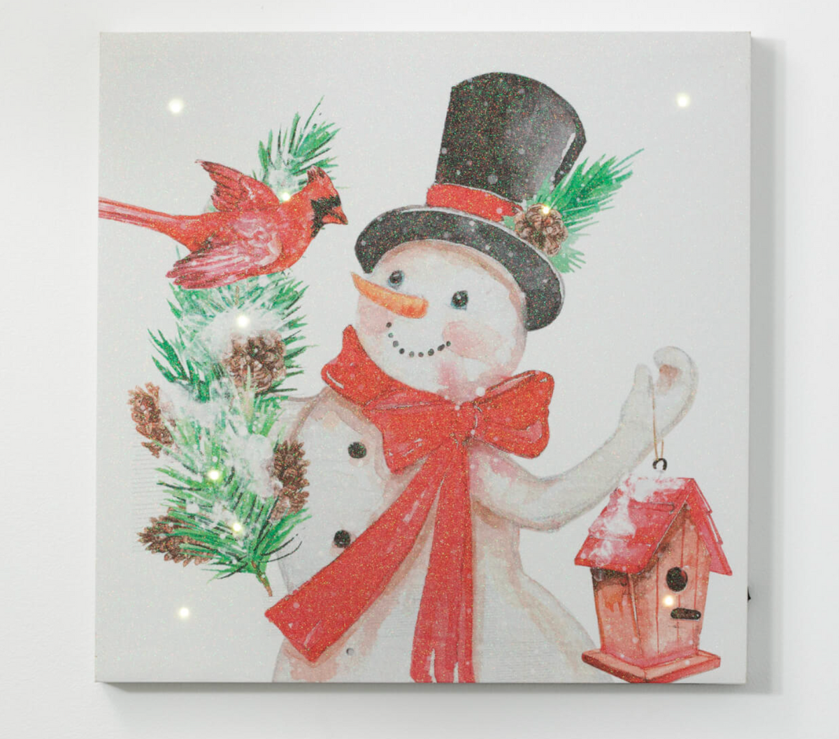 LED Snowman Wall Decor