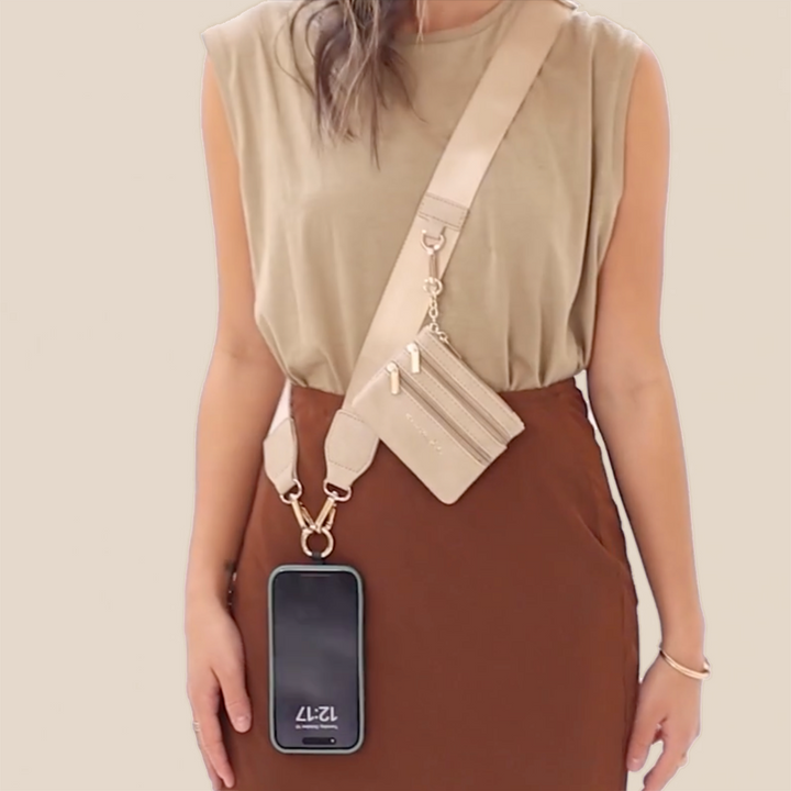 Clip & Go Strap With Pouch - Neutral Collection
