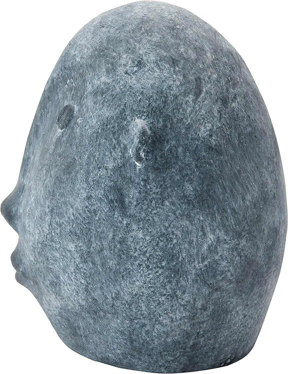 Terra-cotta Face, Distressed Matte Black Finish — alternate view 4