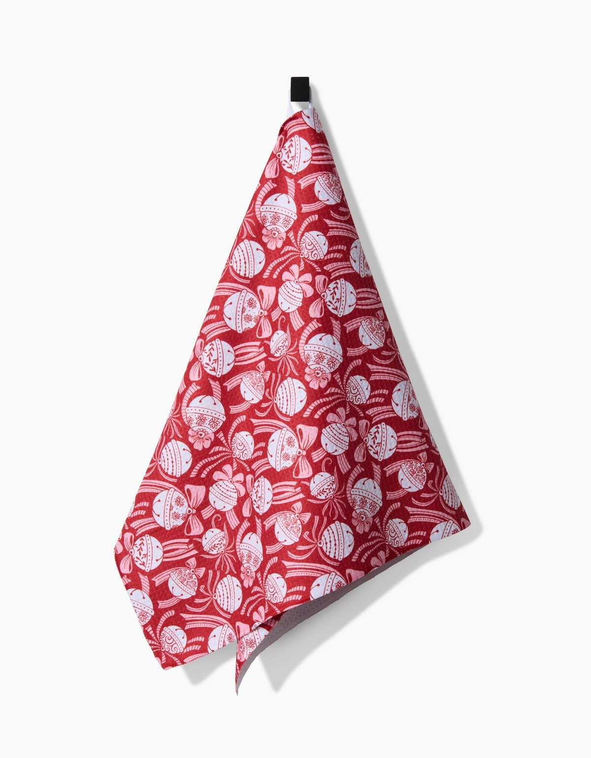 Holiday Bells Bows Tea Towel — alternate view 4