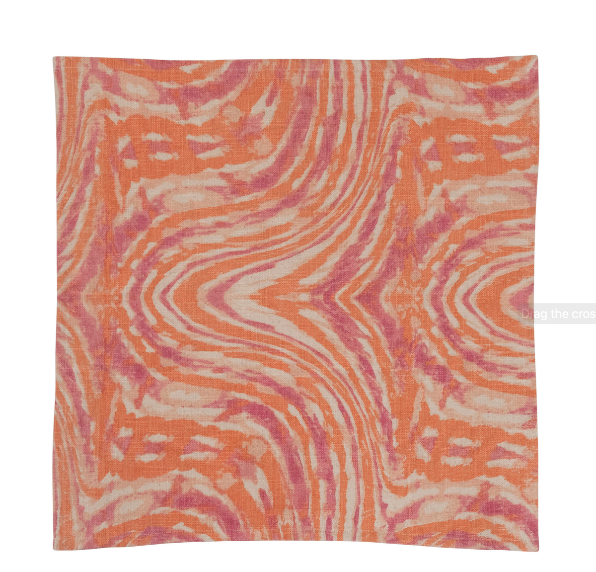 Cotton Slub Marble Printed Napkins, Set of 4 — alternate view 2