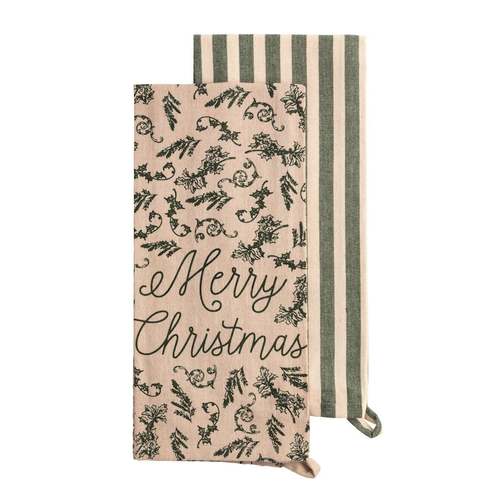 White Christmas Towel Set — alternate view 4