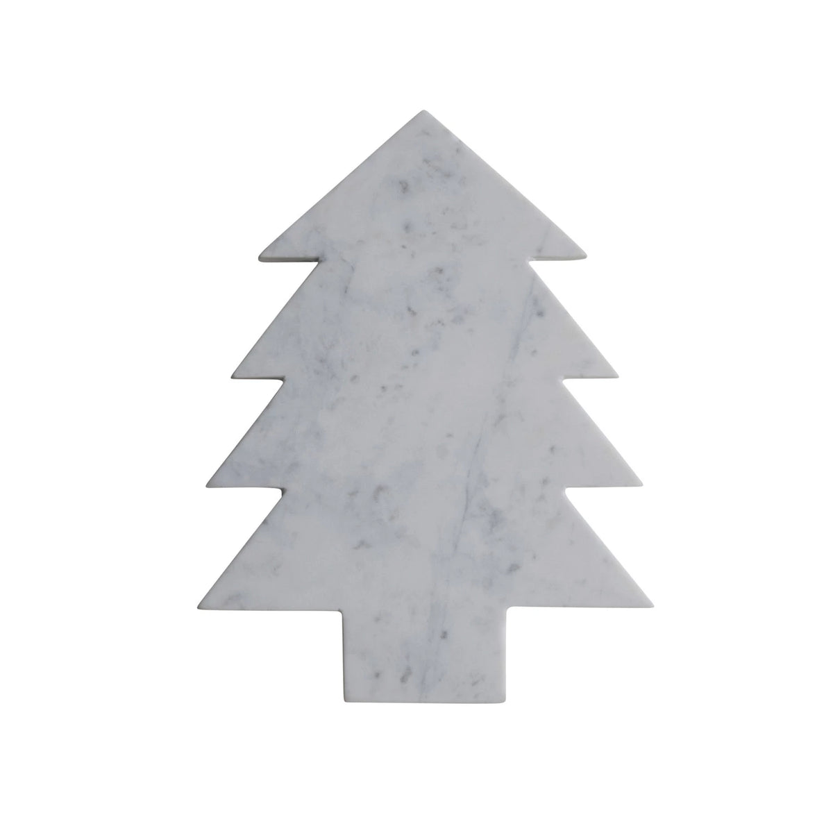 Marble Tree Shaped Cheese/Cutting Board, White — alternate view 2