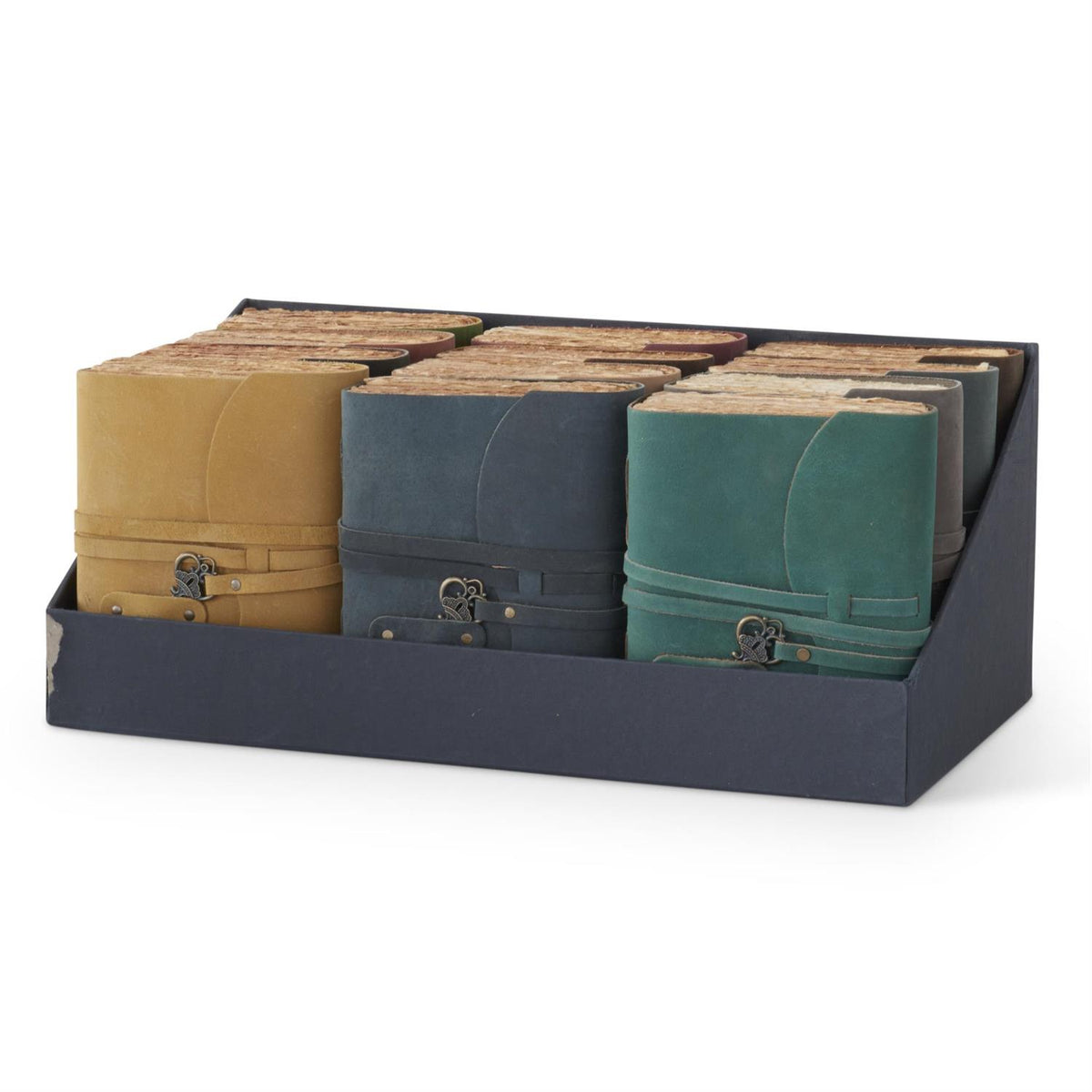 Leather Handcrafted Unlined Journals with Antique Key