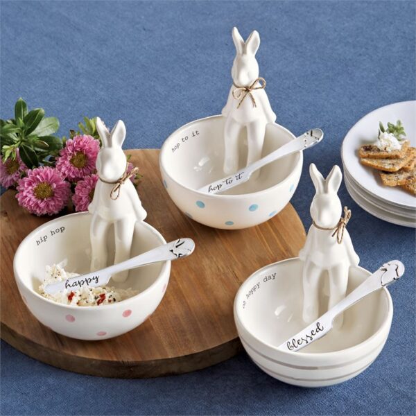 Sitting Bunny Dip Cup Set — alternate view 3