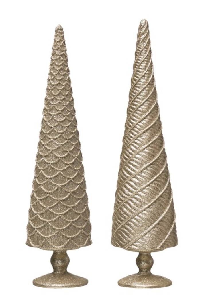 Embossed Resin Tree, Champagne Finish- 2 Styles